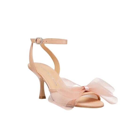 Stuart Weitzman blushing bow 75 cm ginger 37/6.5 pink blush - Picture 2 of 16